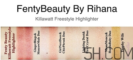 fenty beauty雙色高光粉餅怎么樣_試色 fenty beauty雙色高光粉餅怎么樣_試色