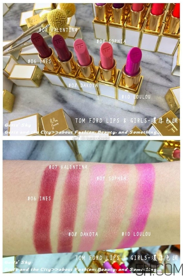 tom ford lips girls迷你白管唇膏色號_50色全試色 tom ford lips girls迷你白管唇膏色號_50色全試色
