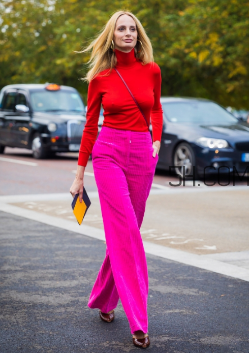 紅色毛衣怎么搭配？紅色毛衣搭配圖片