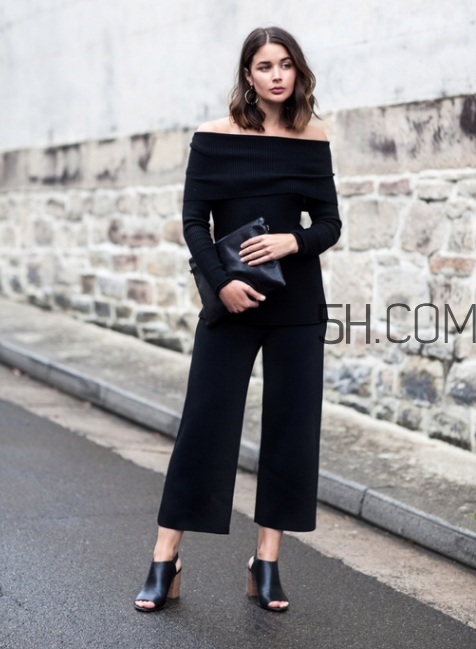 針織衫配闊腿褲好看嗎？針織衫和闊腿褲怎么搭配？