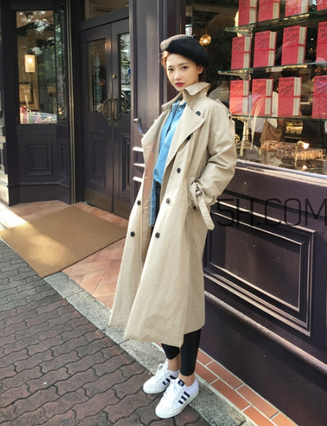 卡其色風(fēng)衣配什么鞋子？卡其色風(fēng)衣搭配鞋子圖片