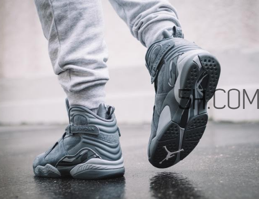 air jordan 8 retro cool grey上腳效果怎么樣？