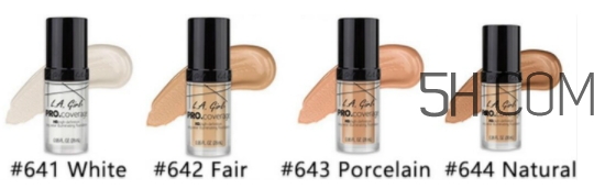 la girl洛杉磯女孩粉底液怎么樣？la girl粉底液色號試色