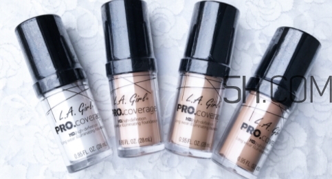 la girl洛杉磯女孩粉底液怎么樣？la girl粉底液色號試色