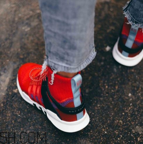 adidas eqt support adv中筒襪套款上腳效果怎么樣？