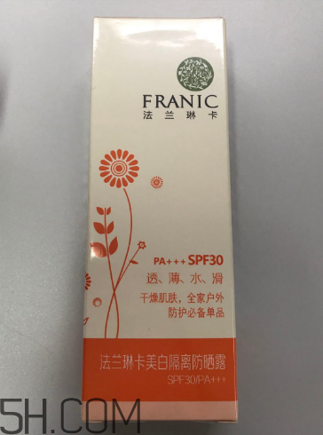 法蘭琳卡防曬霜好用嗎？法蘭琳卡防曬霜用法