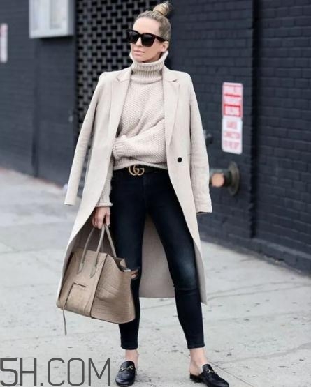 毛呢大衣搭配什么鞋子？毛呢大衣搭配鞋子圖片