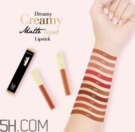 泰國nani唇釉色號(hào)_泰國nani唇釉試色圖