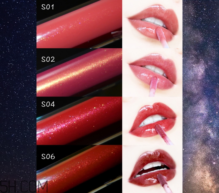 橘朵幸運(yùn)氣球唇釉色號(hào)_judydoll幸運(yùn)氣球唇釉試色圖