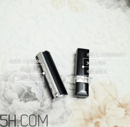 紀(jì)梵希306和迪奧999哪個(gè)好看？紀(jì)梵希306迪奧999試色對(duì)比