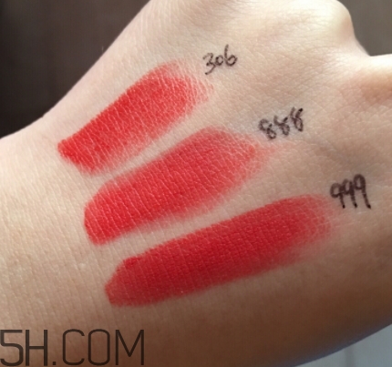 紀(jì)梵希306和迪奧999哪個(gè)好看？紀(jì)梵希306迪奧999試色對(duì)比