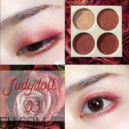 judydoll橘朵幸運(yùn)氣球四色眼影怎么用_畫(huà)法教程
