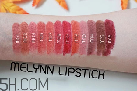 melynn唇膏色號_melynn唇膏試色圖 melynn唇膏色號_melynn唇膏試色圖