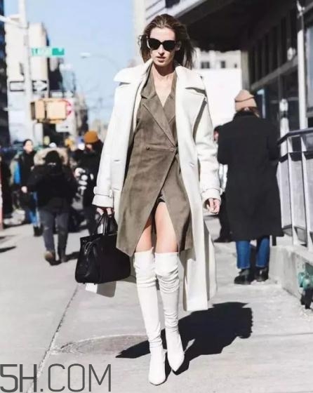 大衣配什么裙子好看？大衣搭配裙子圖片