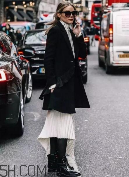 大衣配什么裙子好看？大衣搭配裙子圖片