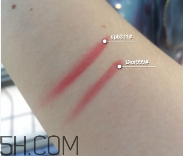 迪奧999和cpb311哪個好看？cpb奢華艷光唇膏價格多少錢？