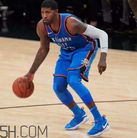 nike pg1 blue suede實物什么樣？