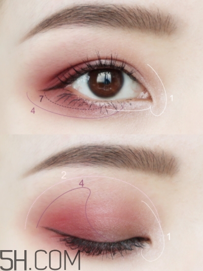 vnk十色眼影盤(pán)怎么畫(huà)？vnk云興霞蔚十色眼影畫(huà)法步驟