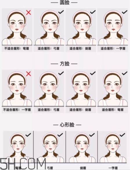 瘦臉眉畫法 瘦臉眉圖片步驟 瘦臉眉畫法 瘦臉眉圖片步驟