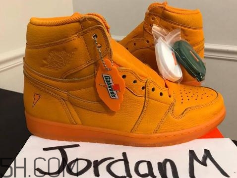 air jordan 1 gatorade佳得樂橙色版發(fā)售時間_多少錢？