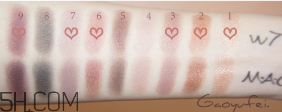 w7眼影盤怎么使用？英國(guó)w7九色眼影盤畫法步驟