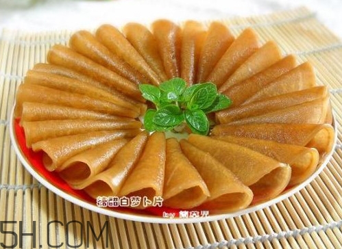 糖醋蘿卜皮怎么做？怎么用菜刀削蘿卜皮和薄蘿卜片