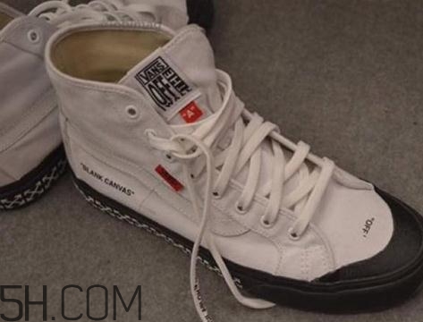 off white與vans聯(lián)名鞋款實物什么樣？