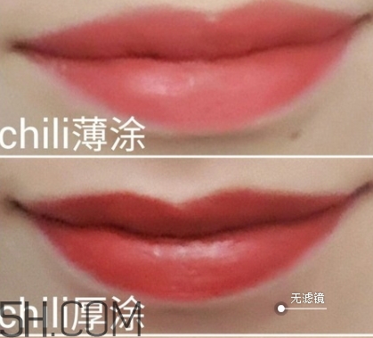nars mona和mac chili顏色一樣嗎？nars mona和chili試色對比