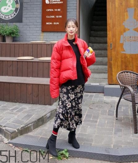 紅色棉襖怎么搭配？紅色棉服搭配圖片