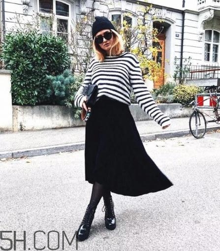 冬天穿裙子怎么搭配？冬天穿裙子搭配圖