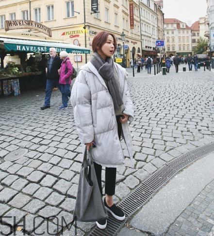 灰色棉服怎么搭配？灰色棉襖搭配圖片