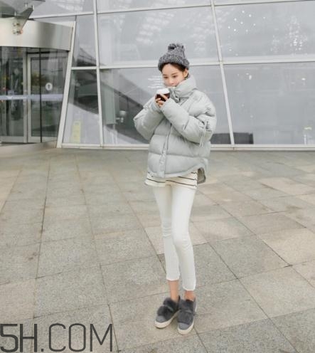 灰色棉服怎么搭配？灰色棉襖搭配圖片