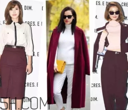 勃艮第紅怎么搭配？勃艮第色搭配什么顏色好看？