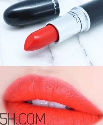 橘紅色口紅是什么顏色？橘紅色口紅試色效果圖