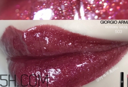 阿瑪尼黑管503是什么顏色？阿瑪尼黑管503試色