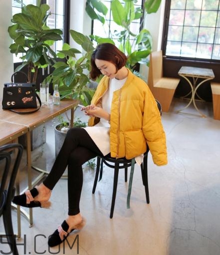 黃色棉服怎么搭配？黃色棉襖搭配圖片