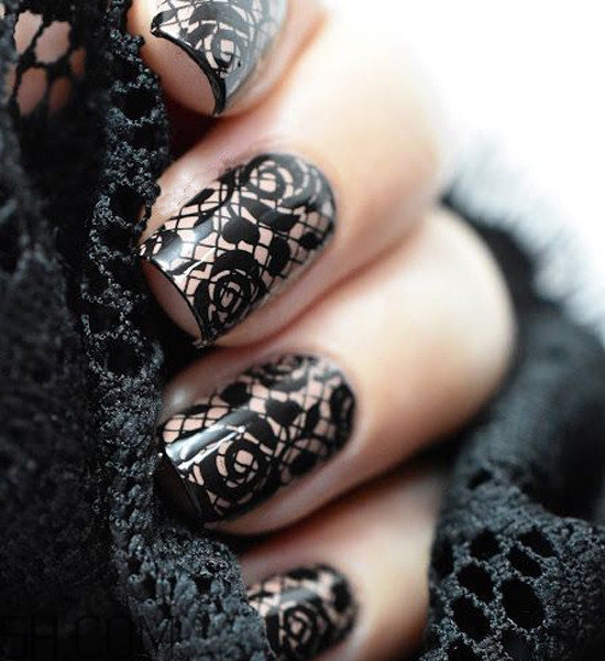 春天什么樣的美甲好看？美甲蕾絲款式圖片大全