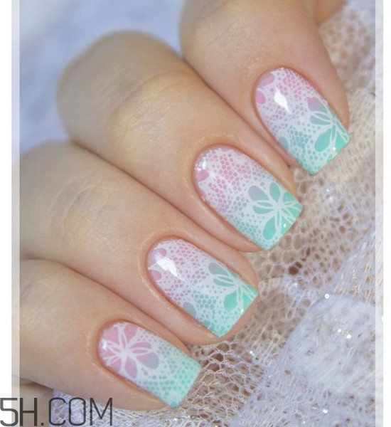 春天什么樣的美甲好看？美甲蕾絲款式圖片大全