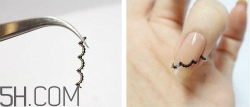 手指粗做什么美甲好看？蕾絲美甲怎么做教程圖解