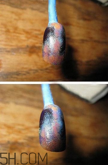 2018初春美甲新款式 簡(jiǎn)單美甲diy星空美甲教程