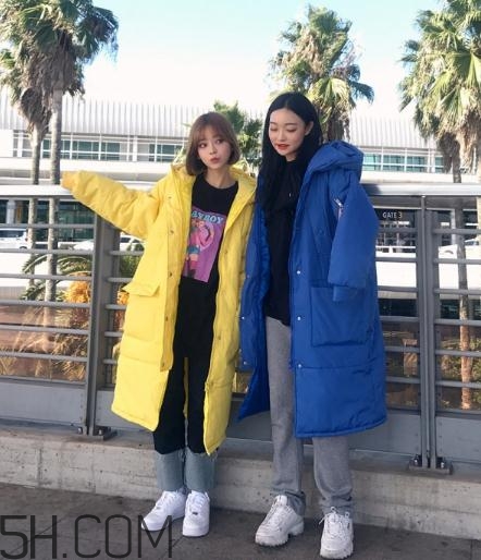 藍(lán)色棉襖配什么褲子？藍(lán)色棉服搭配褲子圖片