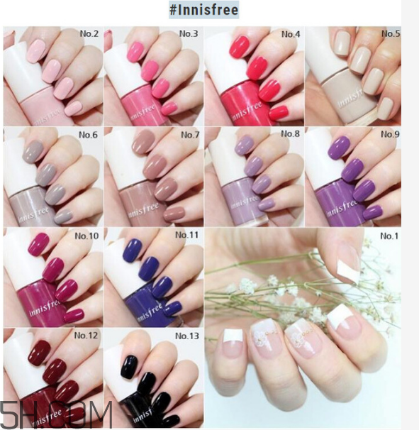 冬天美甲適合什么顏色？純色美甲跳色款式搭配圖