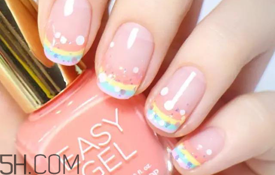 美甲店用的甲油膠什么牌子最多？拼接法式美甲教程圖解