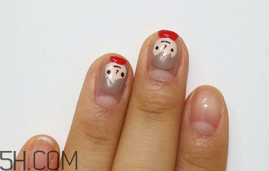 做磨砂美甲多少錢？卡通人物美甲教程步驟