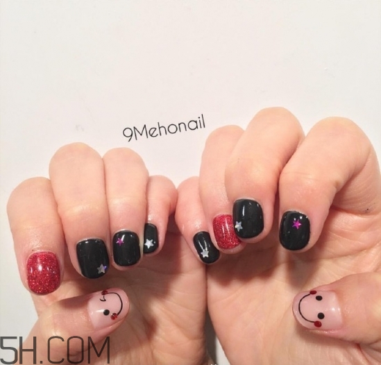 水染美甲用的什么指甲油？2018秋冬美甲最新款圖片