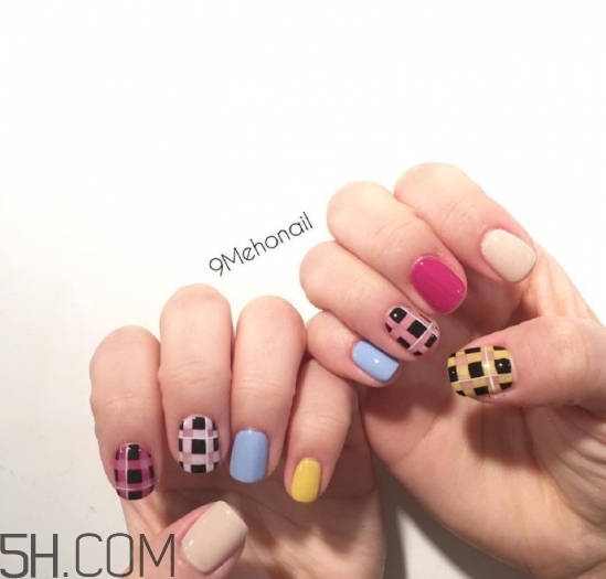 水染美甲用的什么指甲油？2018秋冬美甲最新款圖片