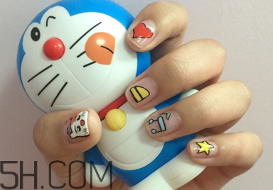手黃做什么美甲好看？2018全新卡通可愛美甲款式