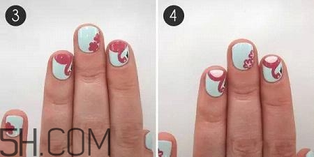 為什么美甲店做的指甲不容易掉？ins火烈鳥美甲圖案教程