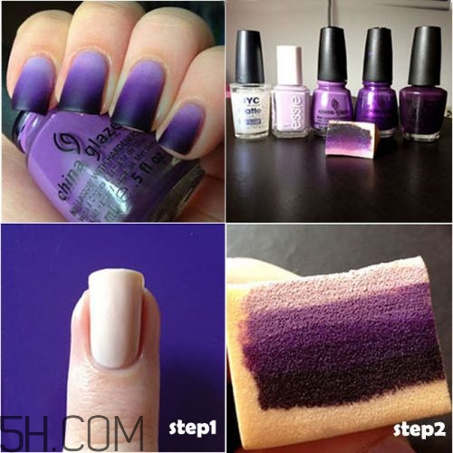 大理石紋美甲怎么做教程 漸變美甲怎么做教程 大理石紋美甲怎么做教程 漸變美甲怎么做教程