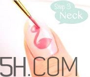 為什么美甲店做的指甲不容易掉？ins火烈鳥美甲圖案教程